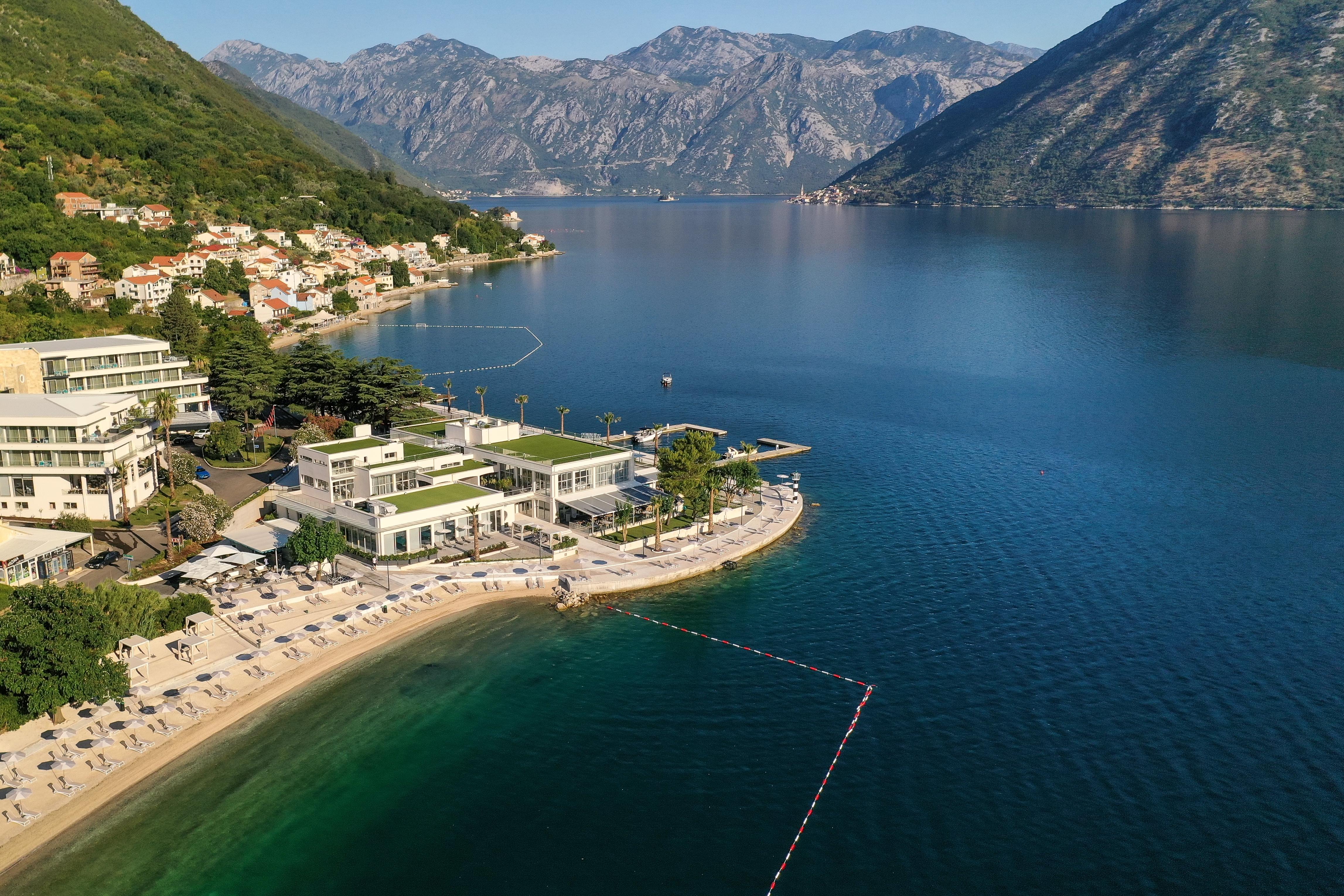Hyatt Regency Kotor Bay Resort (Adults Only) Екстер'єр фото View of the Bay of Kotor